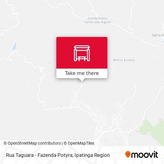 Mapa Rua Taguara - Fazenda Potyra
