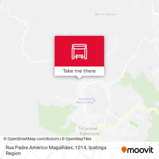 Mapa Rua Padre Américo Magalhães, 1014