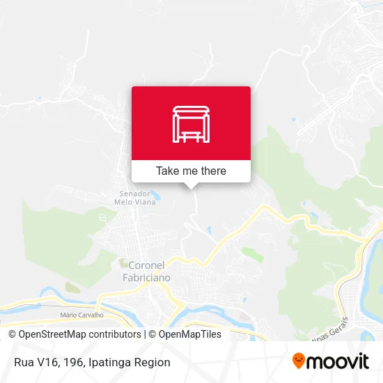 Rua V16, 196 map
