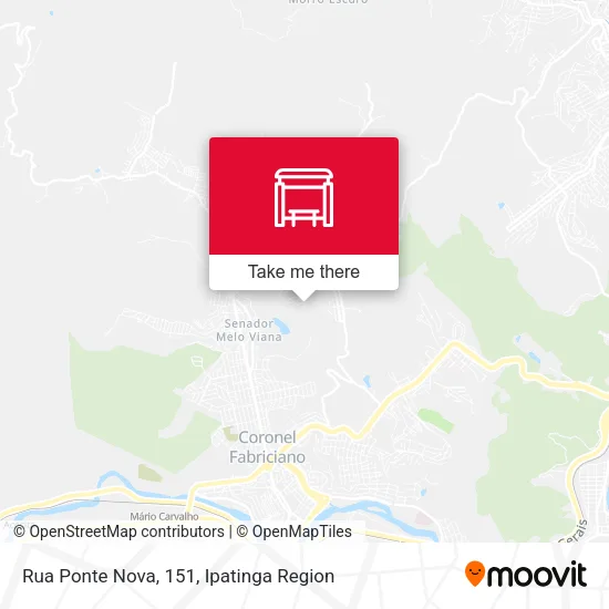 Rua Ponte Nova, 151 map