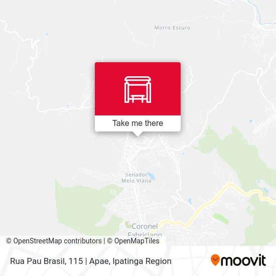 Rua Pau Brasil, 115 | Apae map