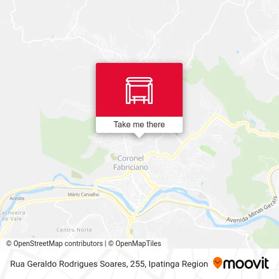 Rua Geraldo Rodrigues Soares, 255 map