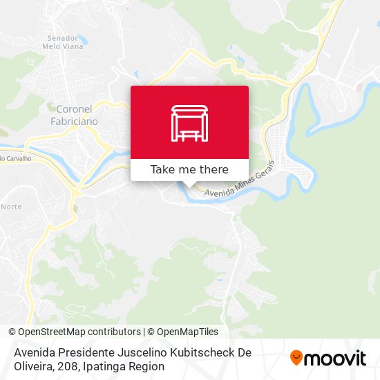 Avenida Presidente Juscelino Kubitscheck De Oliveira, 208 map