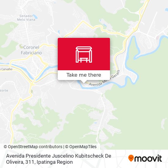 Avenida Presidente Juscelino Kubitscheck De Oliveira, 311 map