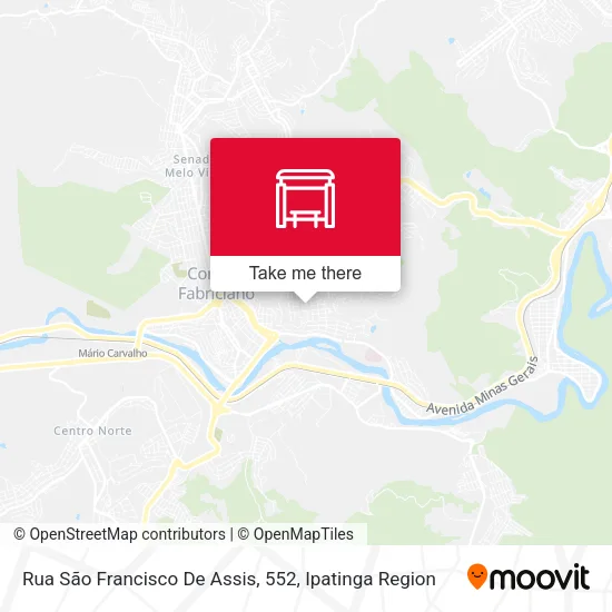 Rua São Francisco De Assis, 552 map