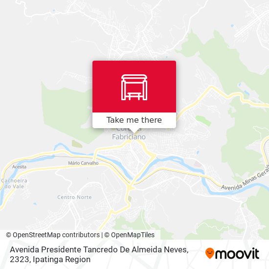 Mapa Avenida Presidente Tancredo De Almeida Neves, 2323