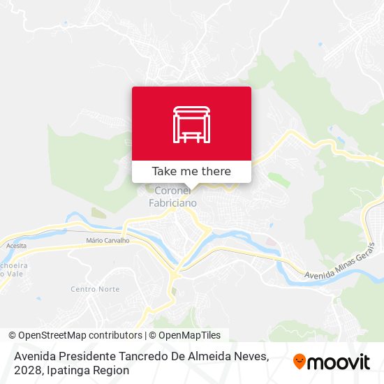 Mapa Avenida Presidente Tancredo De Almeida Neves, 2028