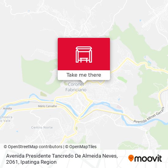 Mapa Avenida Presidente Tancredo De Almeida Neves, 2061