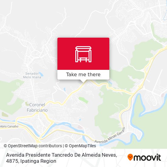 Mapa Avenida Presidente Tancredo De Almeida Neves, 4875