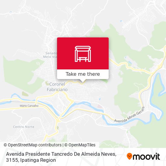 Avenida Presidente Tancredo De Almeida Neves, 3155 map