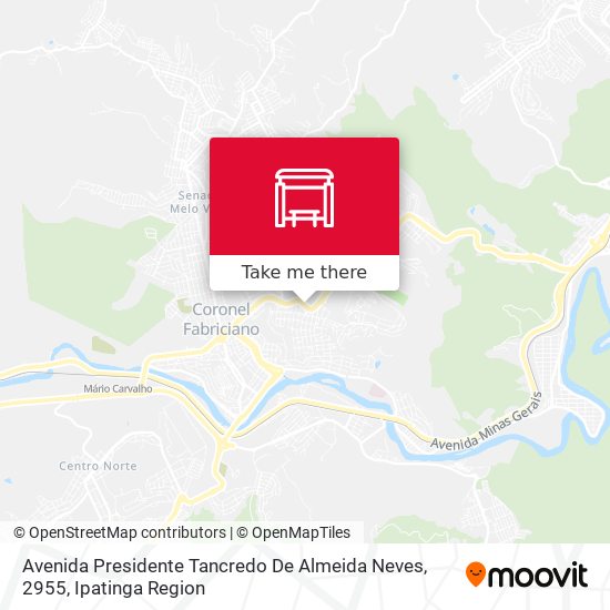 Mapa Avenida Presidente Tancredo De Almeida Neves, 2955