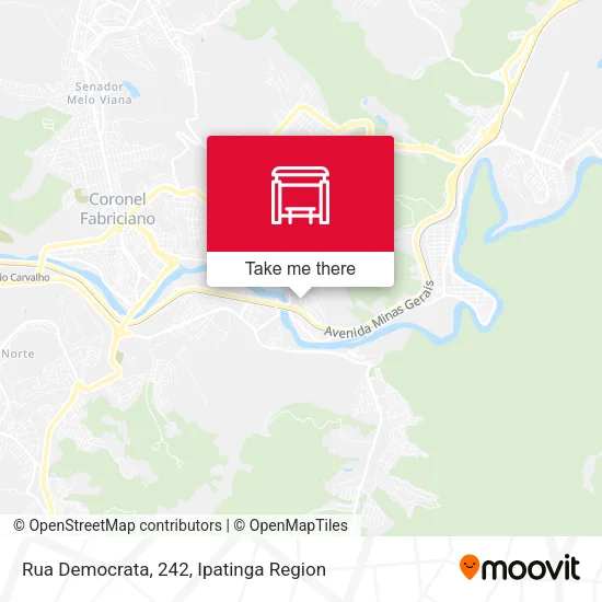 Rua Democrata, 242 map