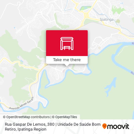 Mapa Rua Gaspar De Lemos, 380 | Unidade De Saúde Bom Retiro