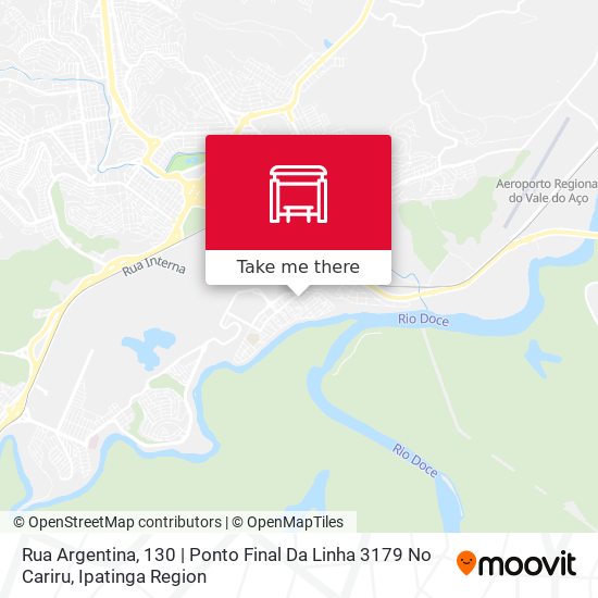 Rua Argentina, 130 | Ponto Final Da Linha 3179 No Cariru map