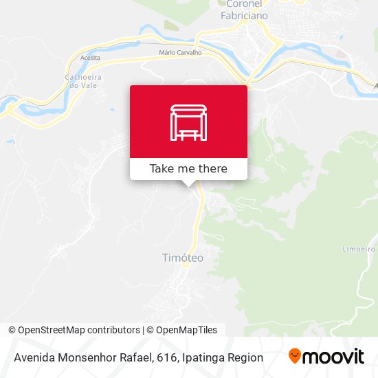Avenida Monsenhor Rafael, 616 map