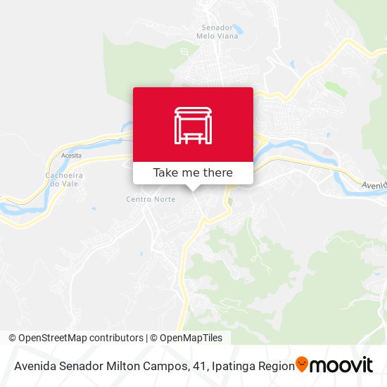 Mapa Avenida Senador Milton Campos, 41