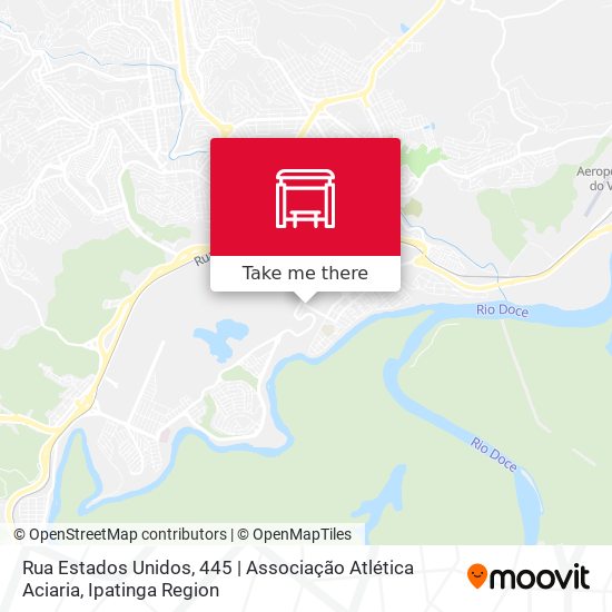 Rua Estados Unidos, 445 | Associação Atlética Aciaria map