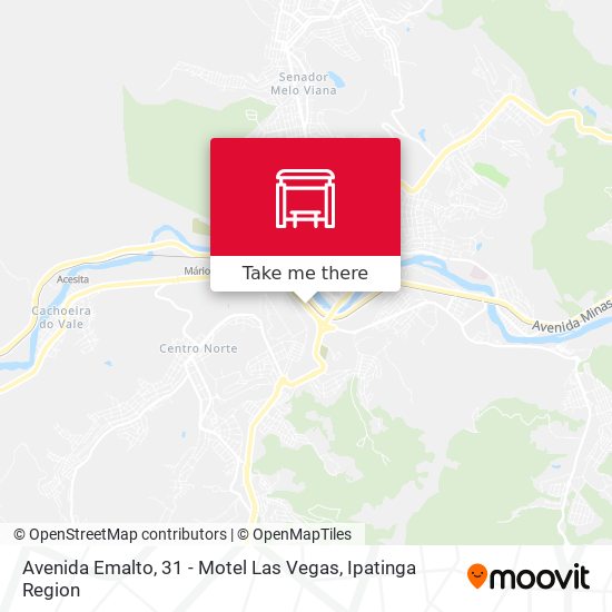 Mapa Avenida Emalto, 31 - Motel Las Vegas