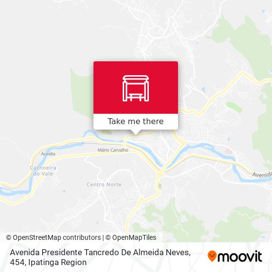 Avenida Presidente Tancredo De Almeida Neves, 454 map