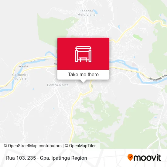 Rua 103, 235 - Gpa map