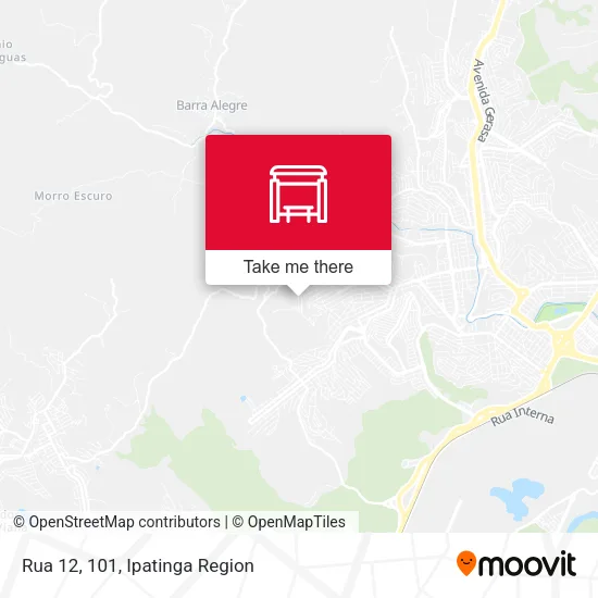 Rua 12, 101 map