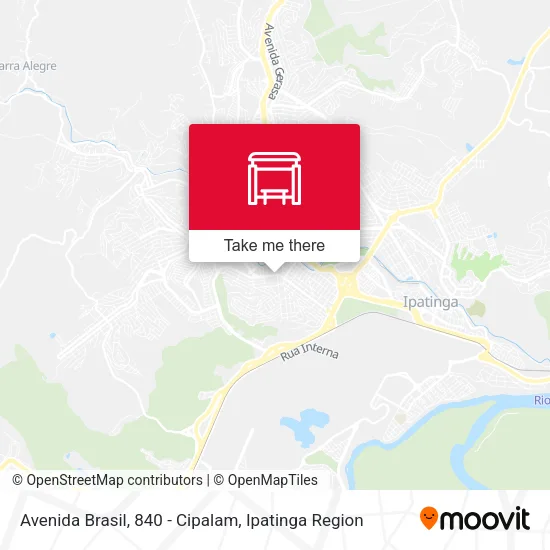 Avenida Brasil, 840 - Cipalam map