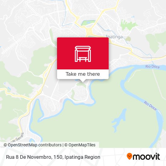 Mapa Rua 8 De Novembro, 150