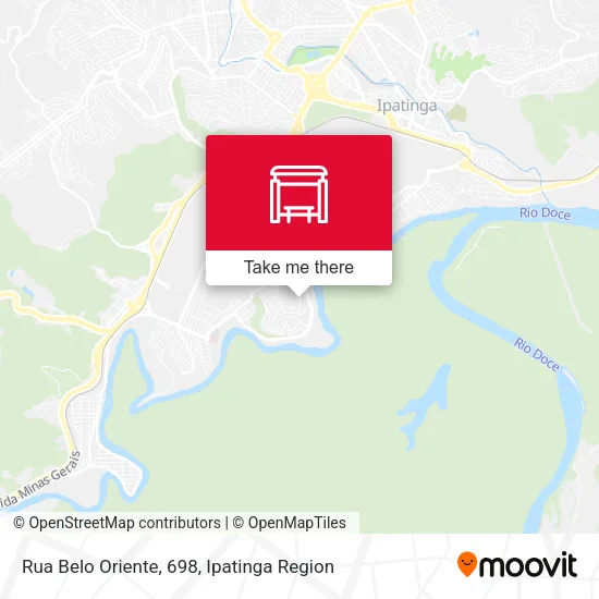 Rua Belo Oriente, 698 map
