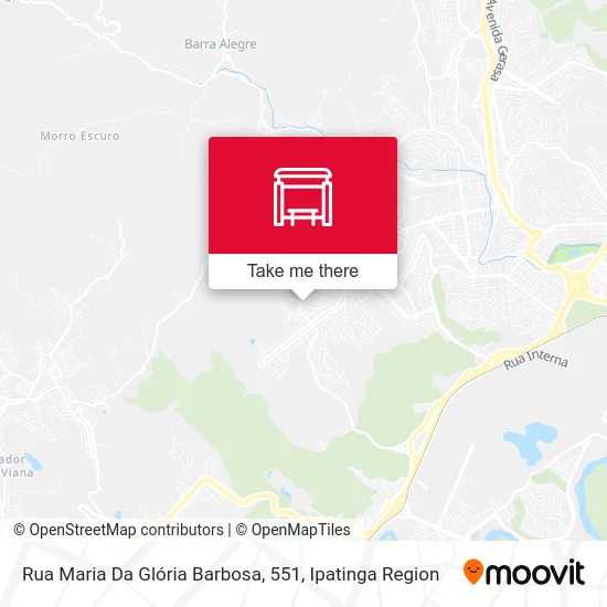 Rua Maria Da Glória Barbosa, 551 map