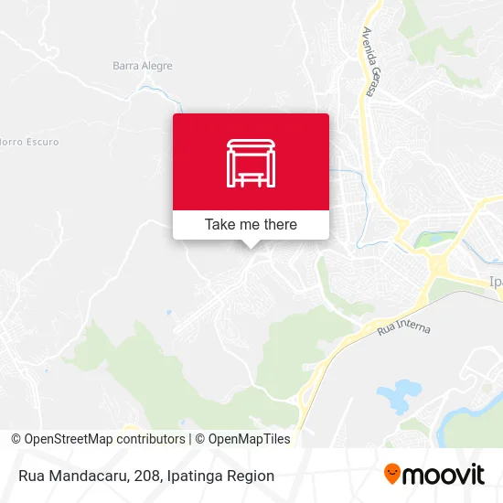 Rua Mandacaru, 208 map