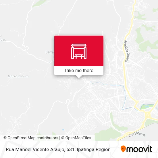 Rua Manoel Vicente Araújo, 631 map