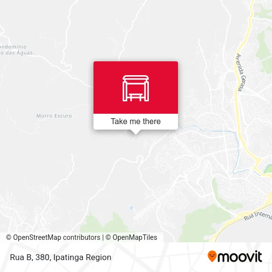 Rua B, 380 map