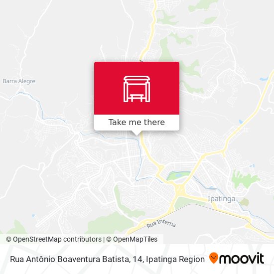 Mapa Rua Antônio Boaventura Batista, 14