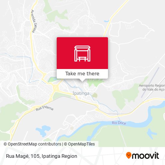 Mapa Rua Magé, 105