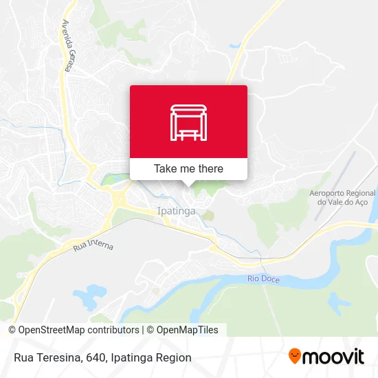 Rua Teresina, 640 map