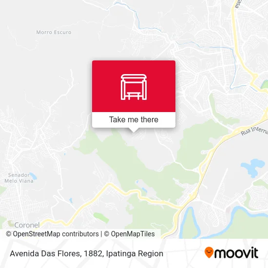 Avenida Das Flores, 1882 map