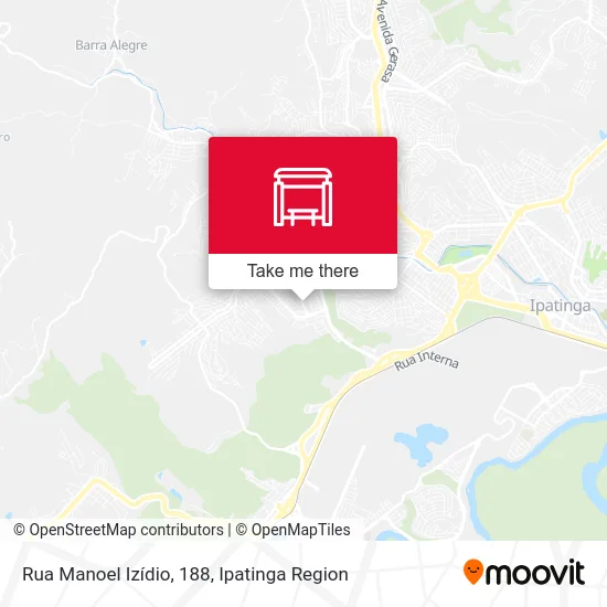 Rua Manoel Izídio, 188 map