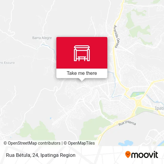Rua Bétula, 24 map