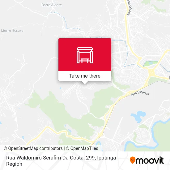 Rua Waldomiro Serafim Da Costa, 299 map