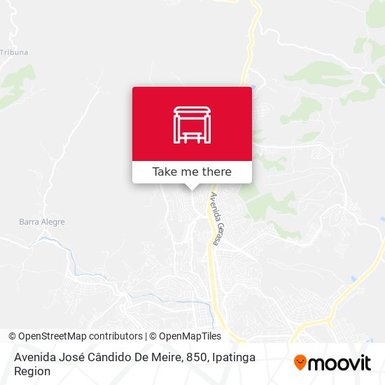 Mapa Avenida José Cândido De Meire, 850