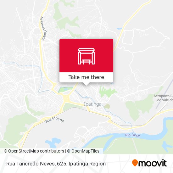 Mapa Rua Tancredo Neves, 625