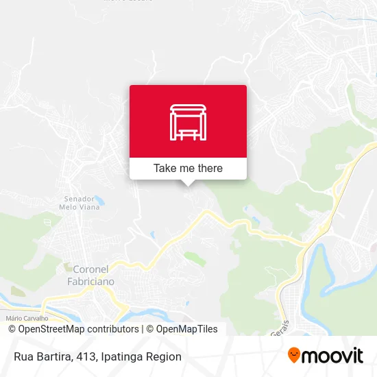 Rua Bartira, 413 map