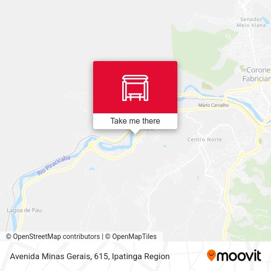 Avenida Minas Gerais, 615 map
