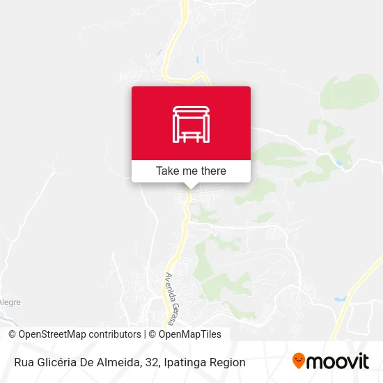 Rua Glicéria De Almeida, 32 map