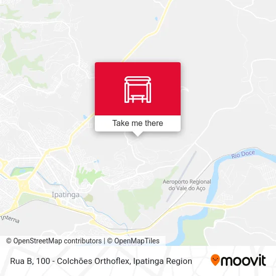 Rua B, 100 - Colchões Orthoflex map