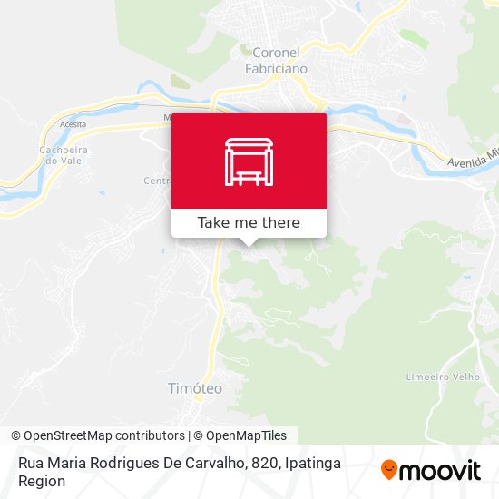 Rua Maria Rodrigues De Carvalho, 820 map