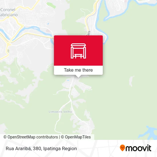 Rua Araribá, 380 map