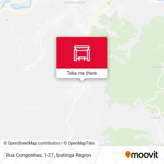 Rua Congonhas, 1-27 map