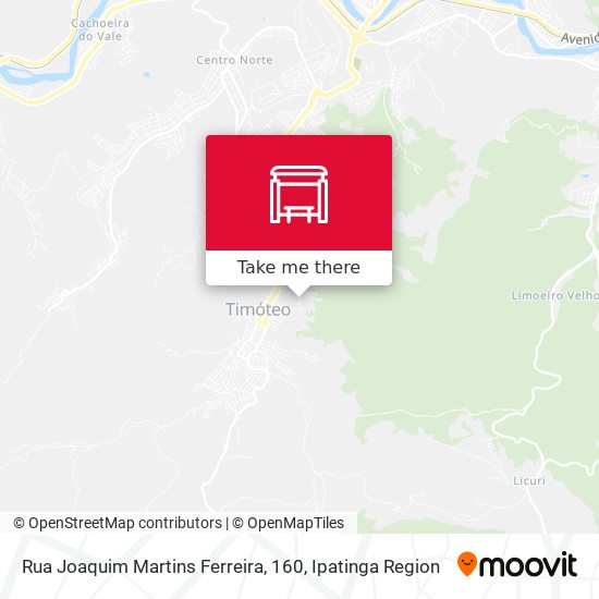 Mapa Rua Joaquim Martins Ferreira, 160