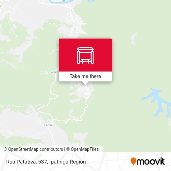 Rua Patativa, 537 map